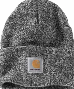 Knitted Cuffed Beanie Huvudbonader Herr