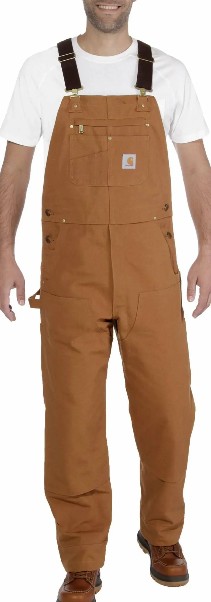 Carhartt Men's Bib Overall ® Brown Carhartt® Brown New