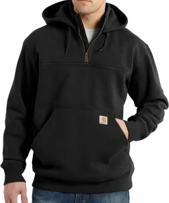 Carhartt Men's Heavyweight Quarter-Zip Sweatshirt Black
