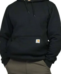 Carhartt Men's Hooded Sweatshirt Black