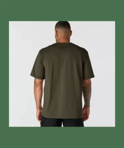 Carhartt Men's K87 Pocket Short Sleeve T-Shirt Burnished Logs Heather