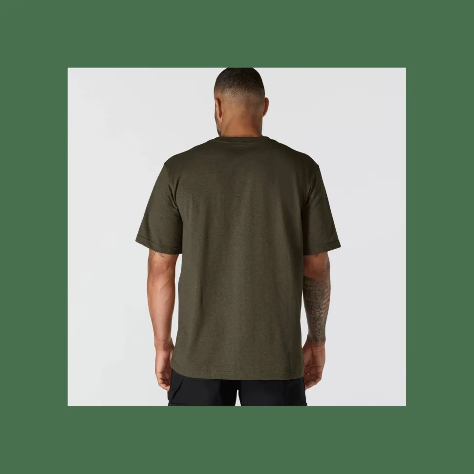 Carhartt Men's K87 Pocket Short Sleeve T-Shirt Burnished Logs Heather