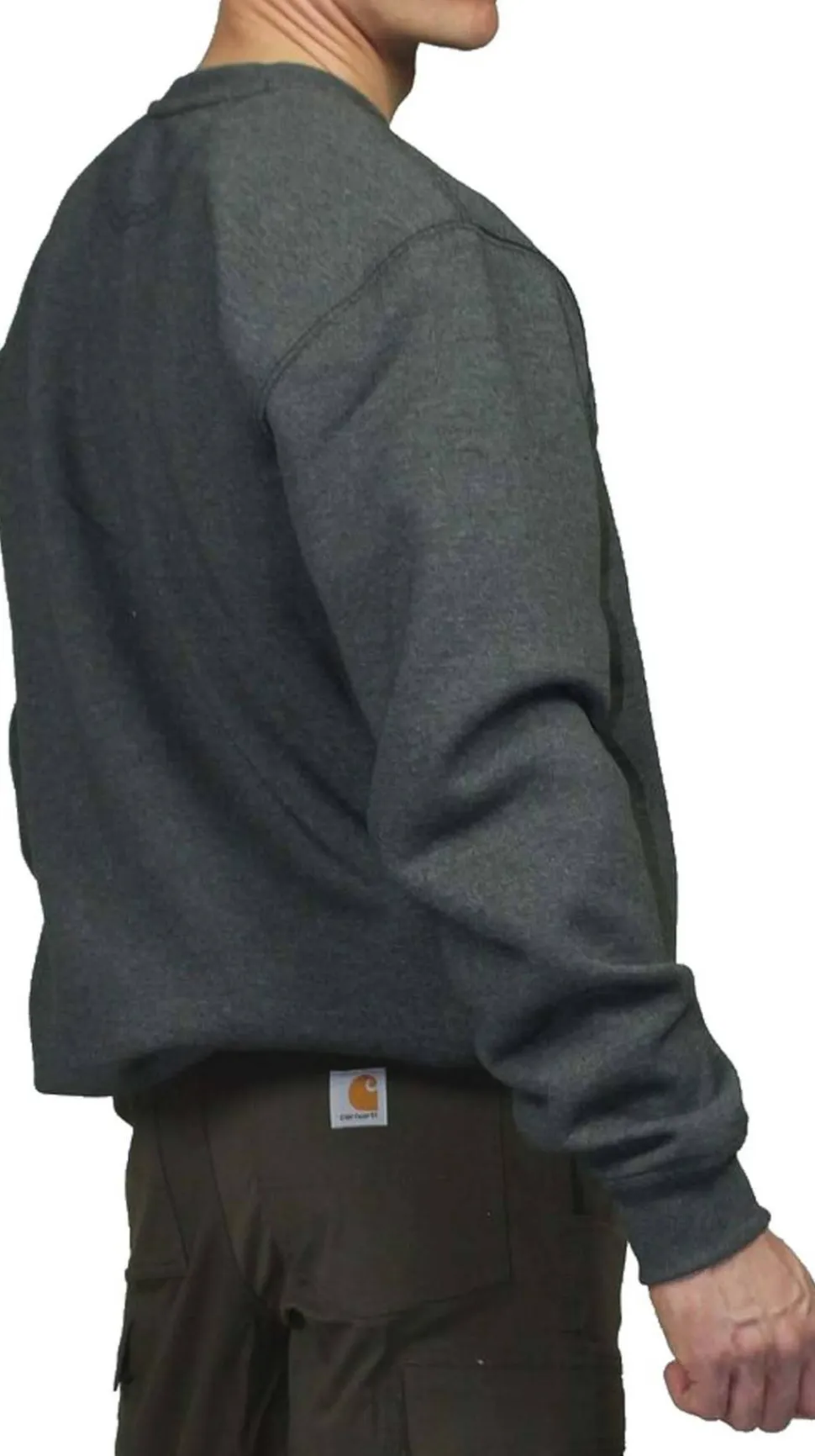Carhartt Men's Midweight Crewneck Sweatshirt Carbon Heather
