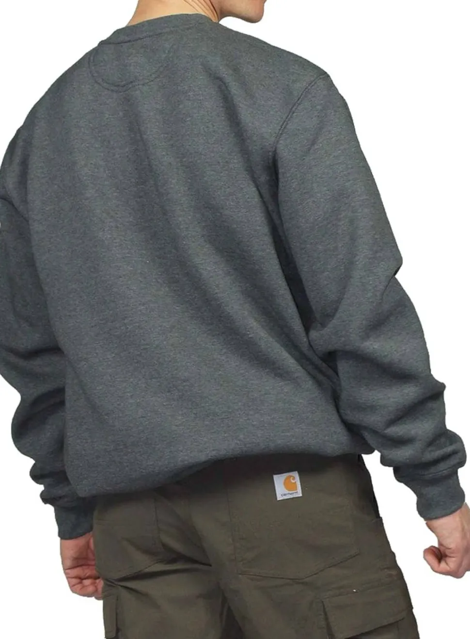 Carhartt Men's Midweight Crewneck Sweatshirt Carbon Heather