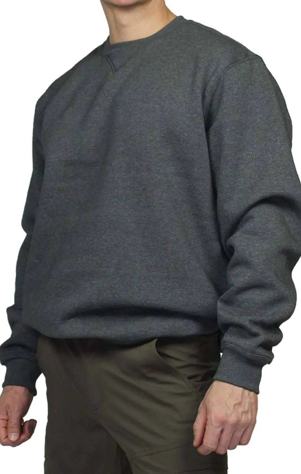Carhartt Men's Midweight Crewneck Sweatshirt Carbon Heather