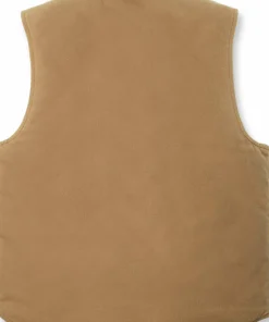 Carhartt Men's V01 Insulated Rib Collar Vest Brown