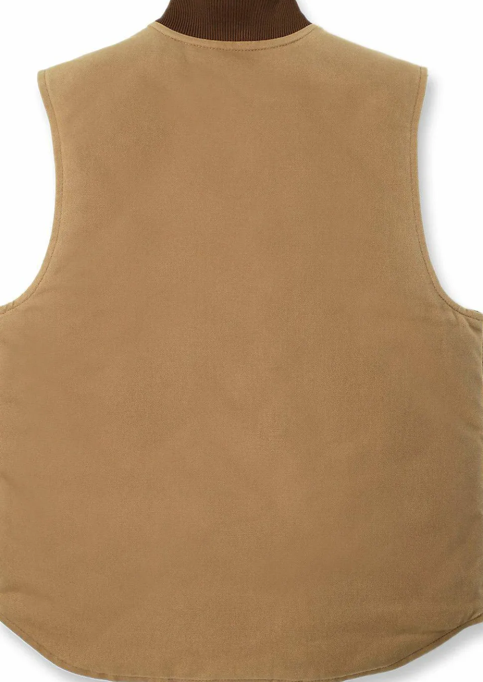 Carhartt Men's V01 Insulated Rib Collar Vest Brown