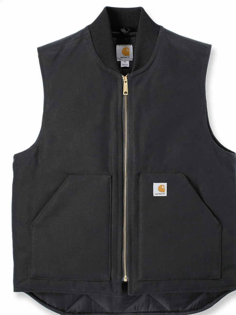 Carhartt Men's V01 Insulated Rib Collar Vest Black