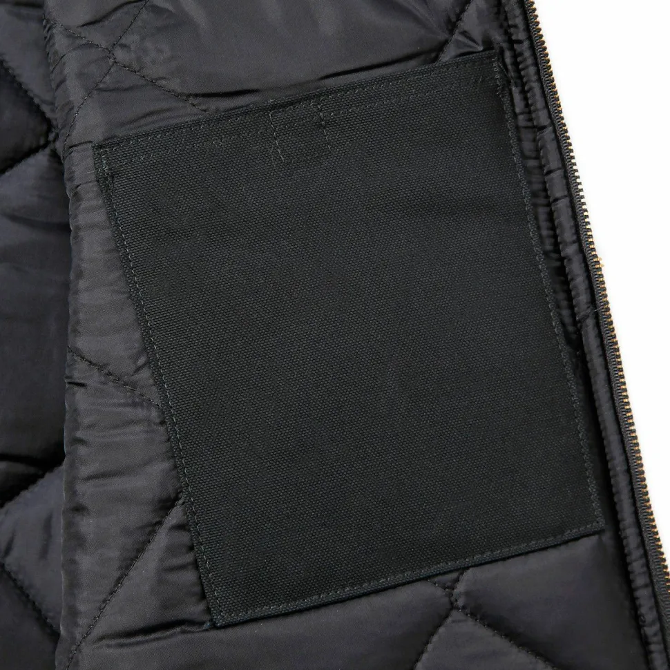Carhartt Men's V01 Insulated Rib Collar Vest Black
