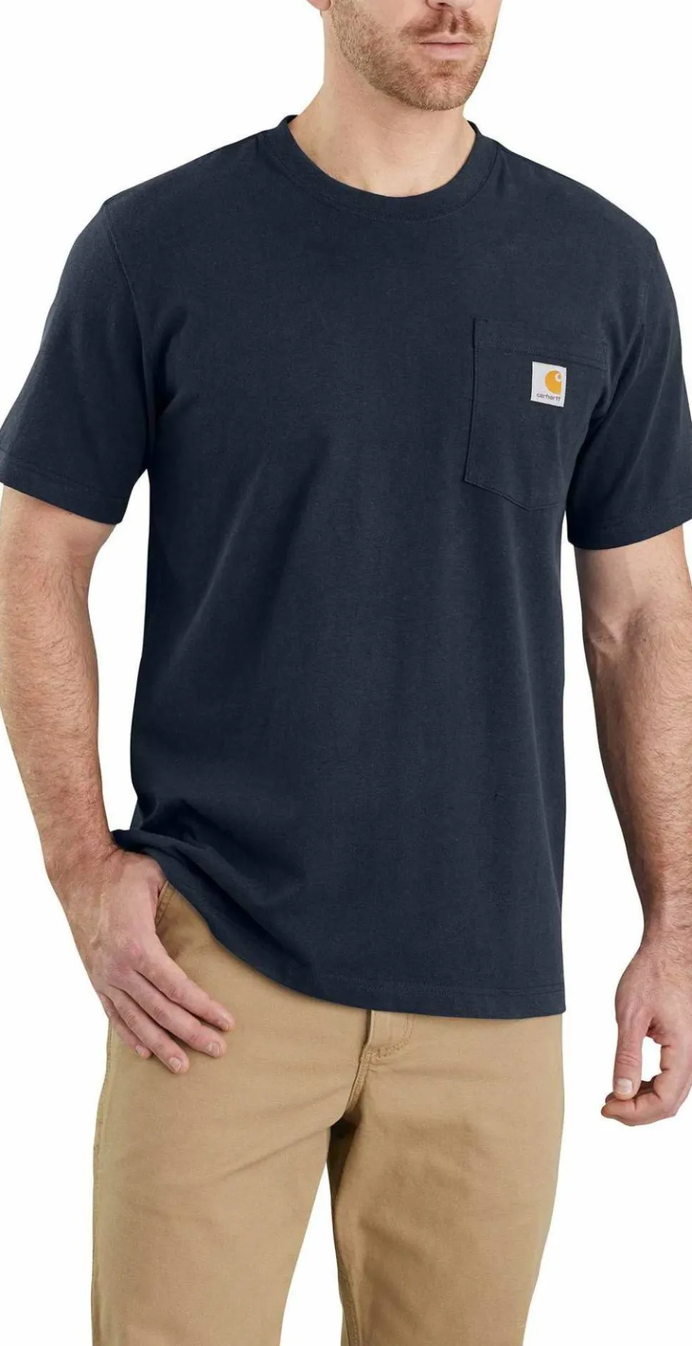 Carhartt Men's Workwear Pocket S/S T-Shirt Navy