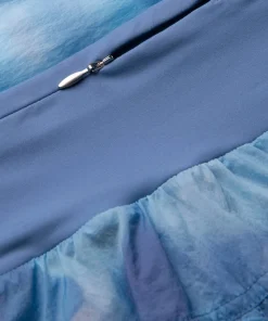 Casall Women's Breeze Printed Running Shorts Breeze Blue Shadow Online