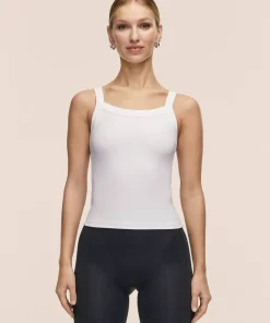 Casall Women's Defined Rib Tank White Outlet