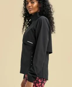 Casall Women's Dynamic Windbreaker Jacket Black Discount
