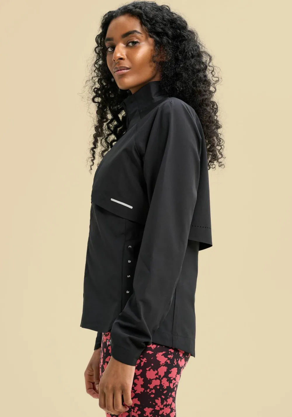 Casall Women's Dynamic Windbreaker Jacket Black Discount