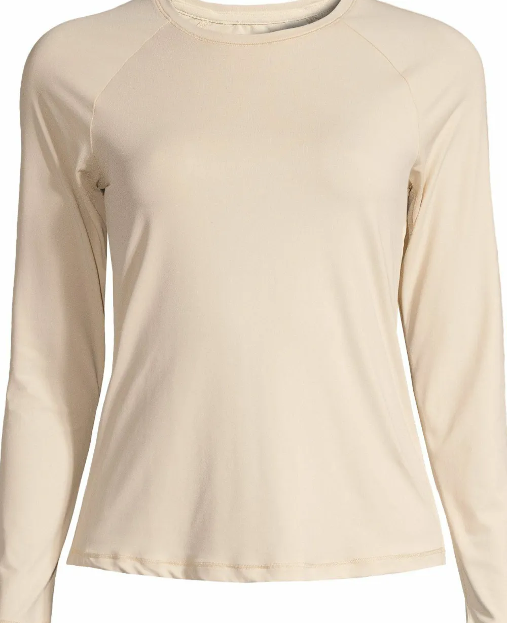 Casall Women's Essential Long Sleeve Ecru Clearance