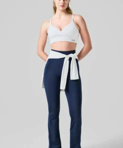 Casall Women's Flare High Waist Pant Core Blue