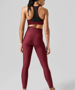 Casall Women's Graphic Sport Tights Evening Red Discount