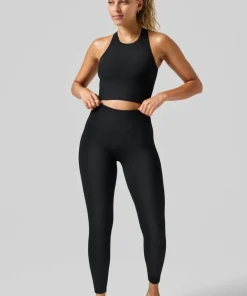 Casall Women's Multi Rib Seamless High Waist Tights Black