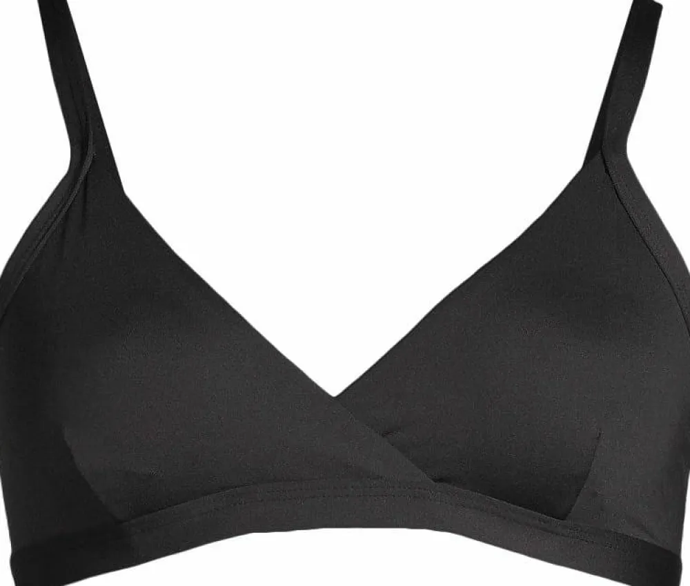 Casall Women's Overlap Bikini Top Black