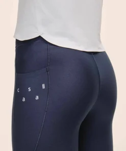 Casall Women's Pure Pocket High Waist Tights Core Blue