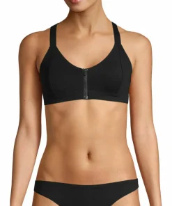 Casall Women's Scuba Zip Bikini Top Black Hot