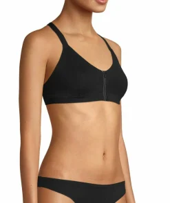 Casall Women's Scuba Zip Bikini Top Black Hot
