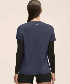 Casall Women's Soft Texture Tee Core Blue