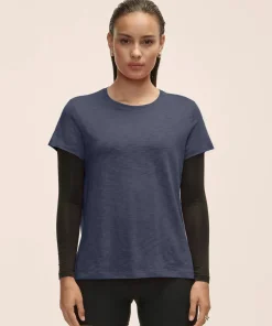Casall Women's Soft Texture Tee Core Blue