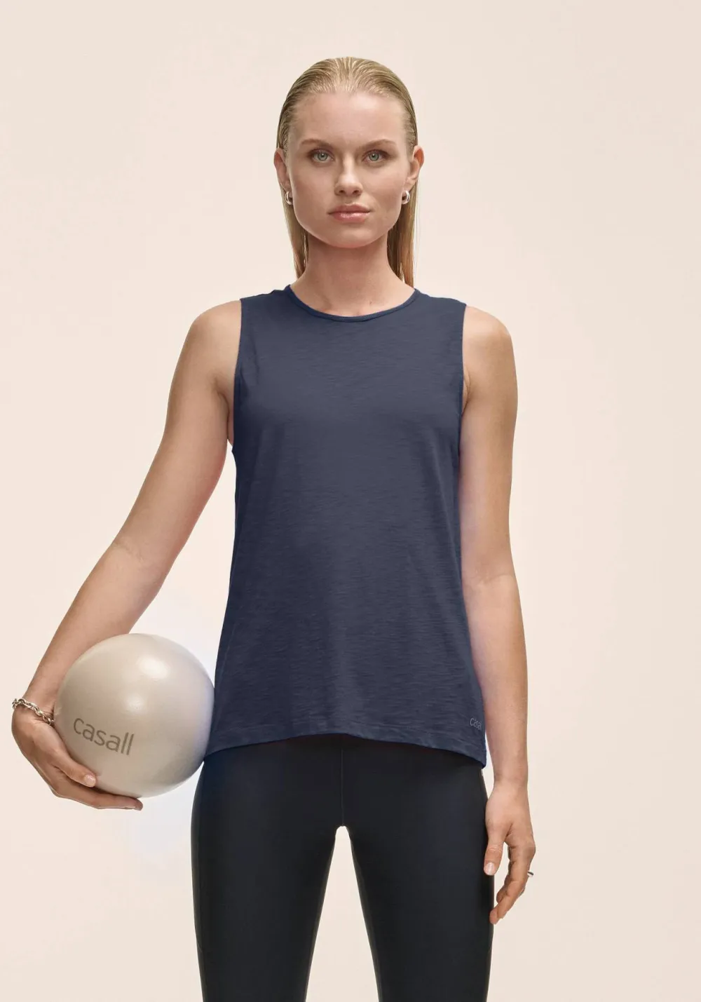 Casall Women's Soft Texture Tank Core Blue Best