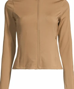 Casall Women's Soft Touch Zip Jacket Light Khaki Discount