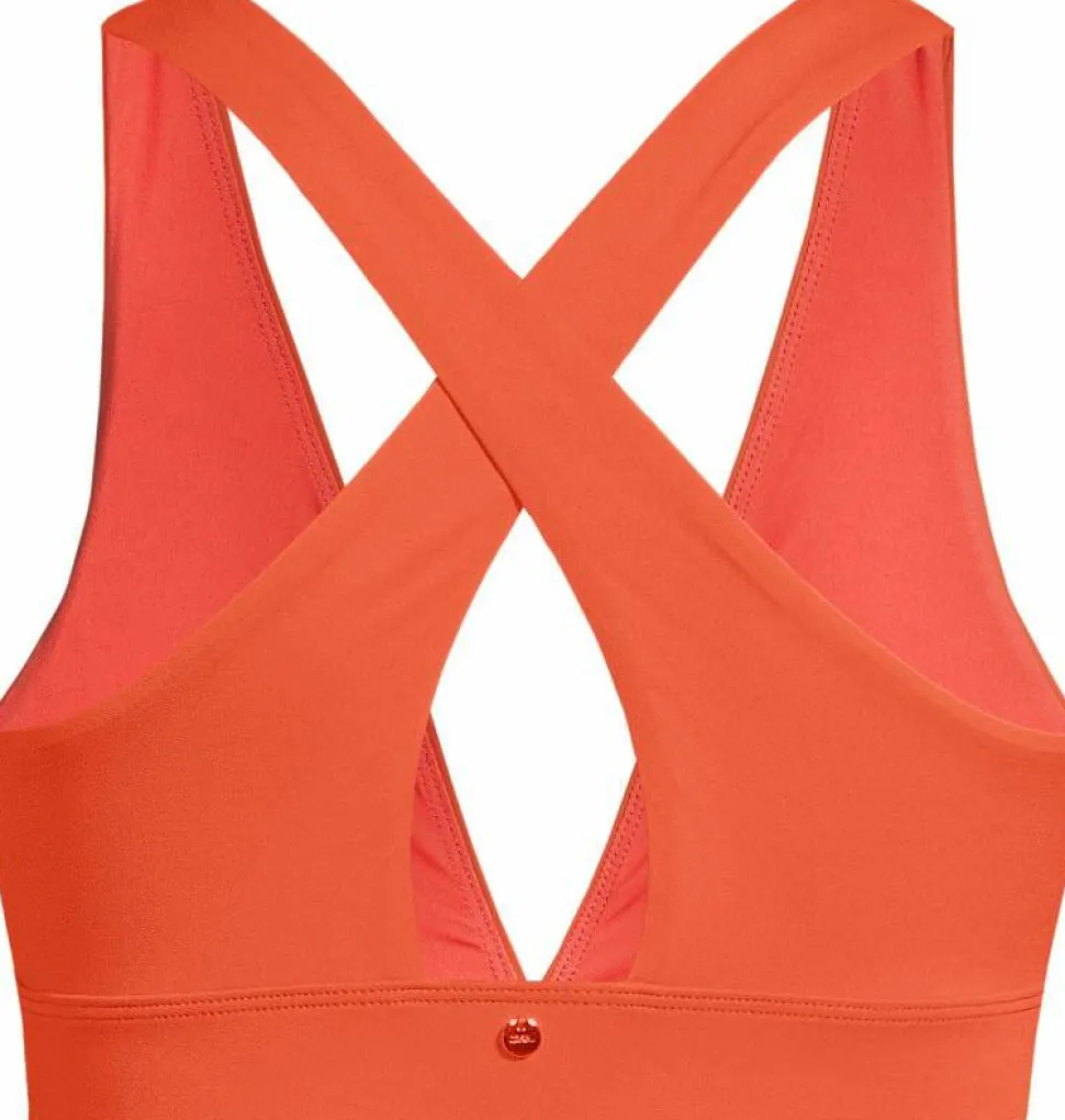 Casall Women's V-Neck Crossback Bikini Top Sunrise