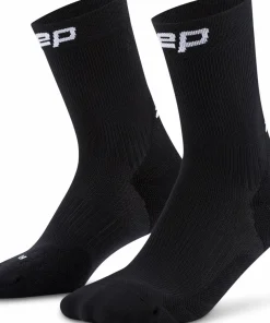CEP Men's Run Socks Mid Cut 5.0 Black