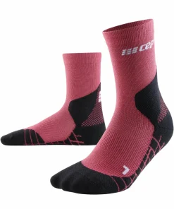 Sale Women's Hiking Light Merino Mid Cut Compression Socks Damstrumpor