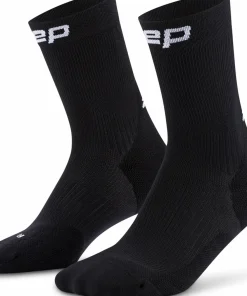 CEP Women's Run Socks Mid Cut 5.0 Black Clearance