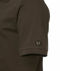 Chevalier Men's Trevor Polo Shirt Leather Brown