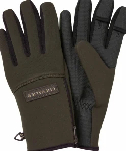 Chevalier Scale Neoprene Gloves Dark Autumn Green Discount