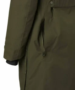 Chevalier Women's Fractus Chevalite Rain Coat Tobacco Green