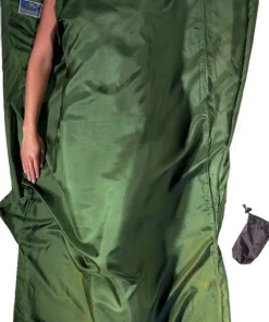 Cocoon TravelSheet Silk Dark Olive Green New