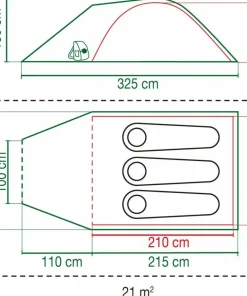 Sale Kobuk Valley 3 Plus Green Camping|Tält, Sovsäckar & Liggunderlag