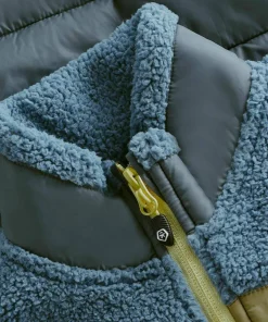 Color Kids Kids' Fleece Jacket With Quilt Coronet Blue Online