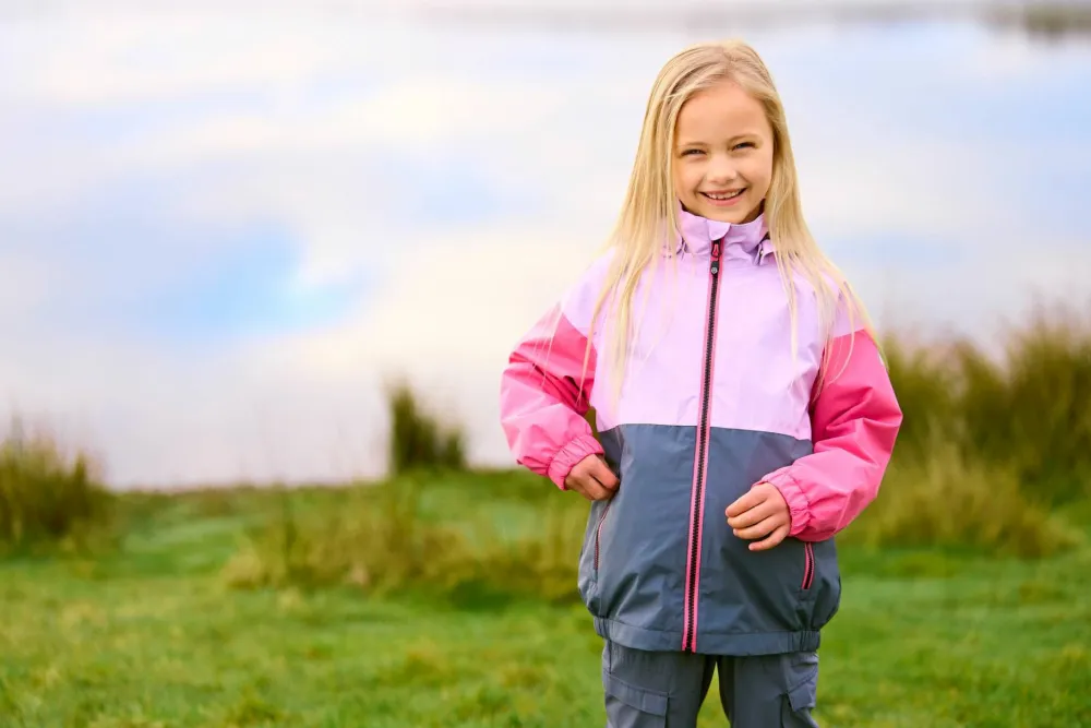 Hot Kids' Jacket Colorblock Barn Barnjackor & Västar