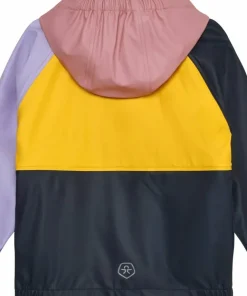 Clearance Kids' Rain PU Jacket Colorblock Barn Regnkläder Barn
