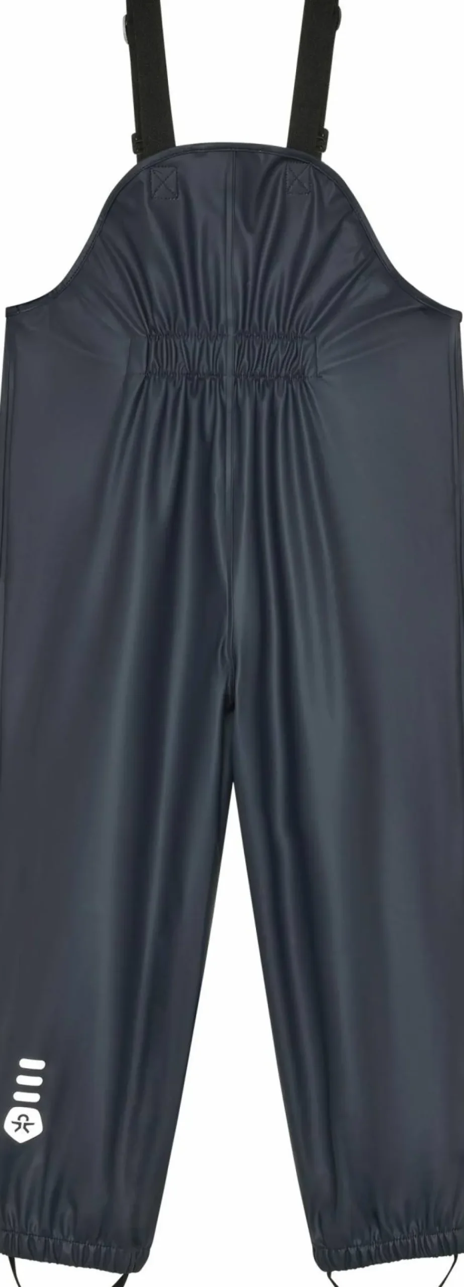 Color Kids Kids' Rain PU Pants Bib Ebony