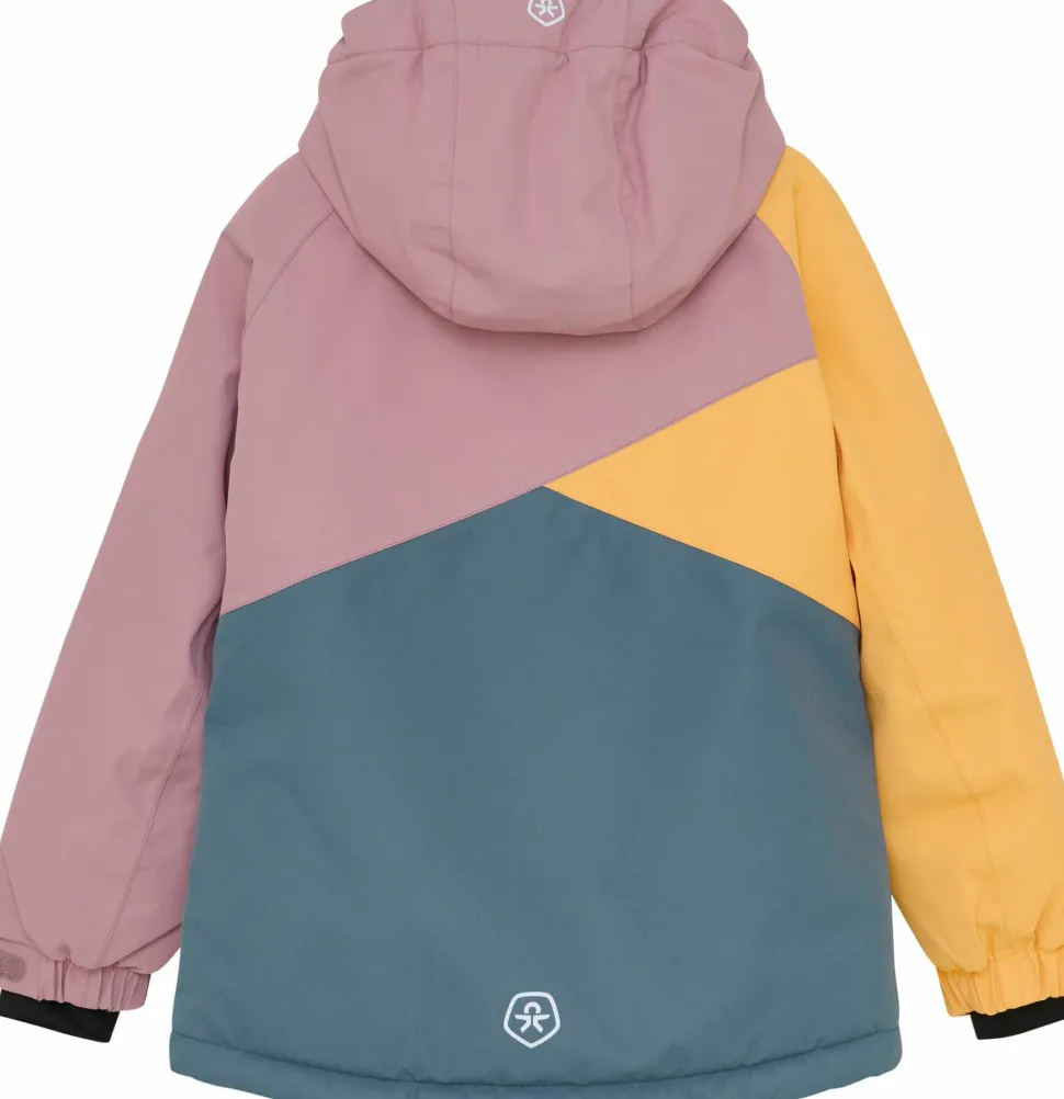 Color Kids Kids' Ski Jacket Colorblock Woodrose