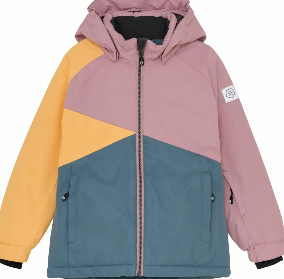 Color Kids Kids' Ski Jacket Colorblock Woodrose