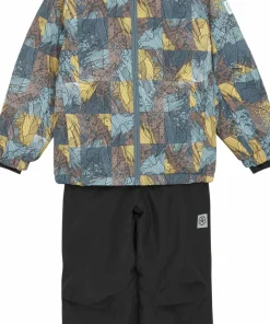 Clearance Kids' Ski Set AOP Snowboarding
