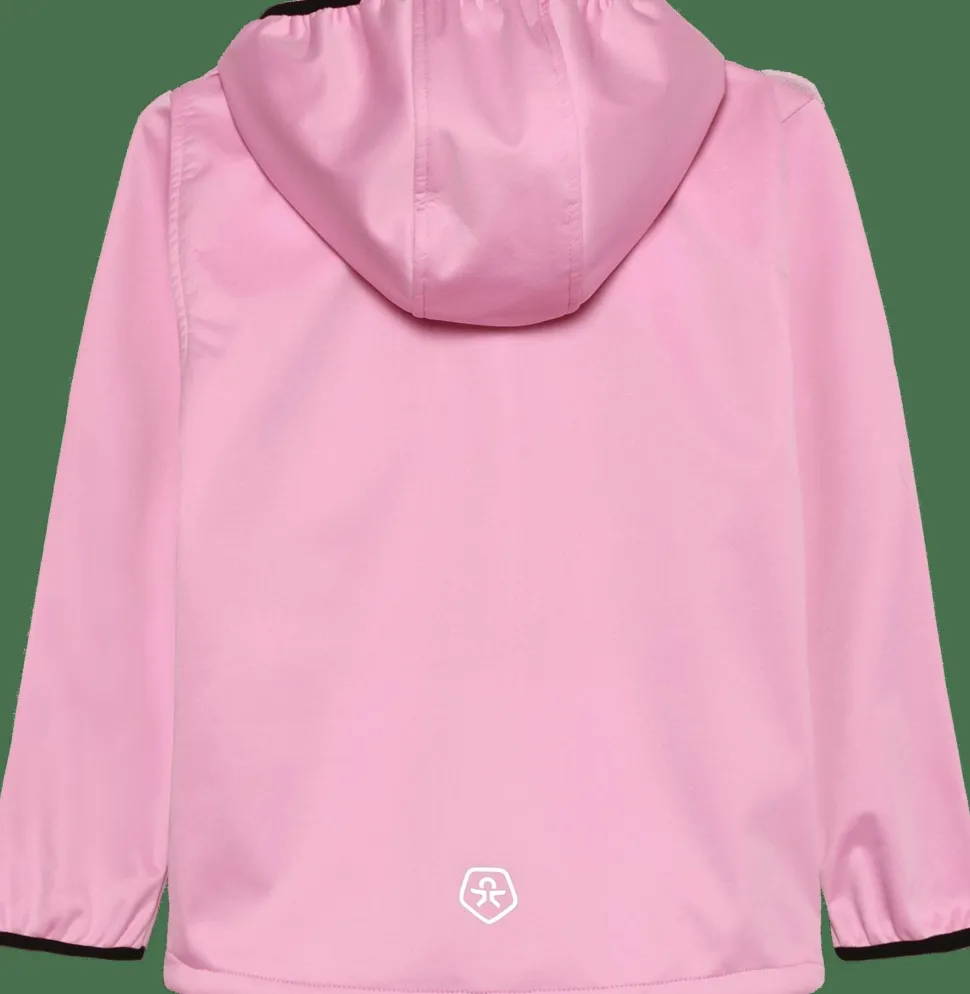Color Kids Kids' Softshell With Fleece Begonia Pink