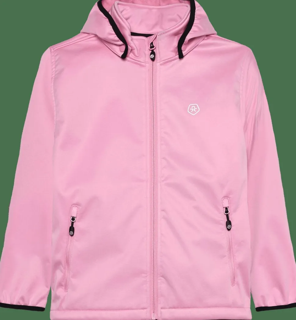 Color Kids Kids' Softshell With Fleece Begonia Pink