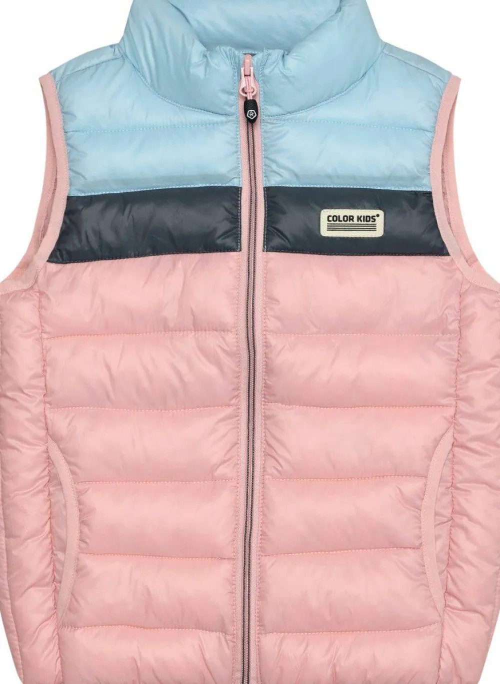Color Kids Kids' Waistcoat Quilted Colorblock Bridal Rose Online