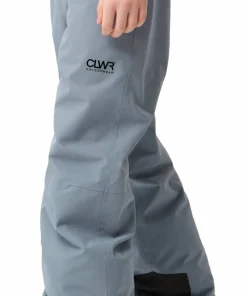 ColourWear Juniors' Line Pants Grey Blue Hot